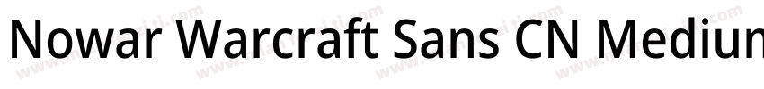 Nowar Warcraft Sans CN Medium字体转换